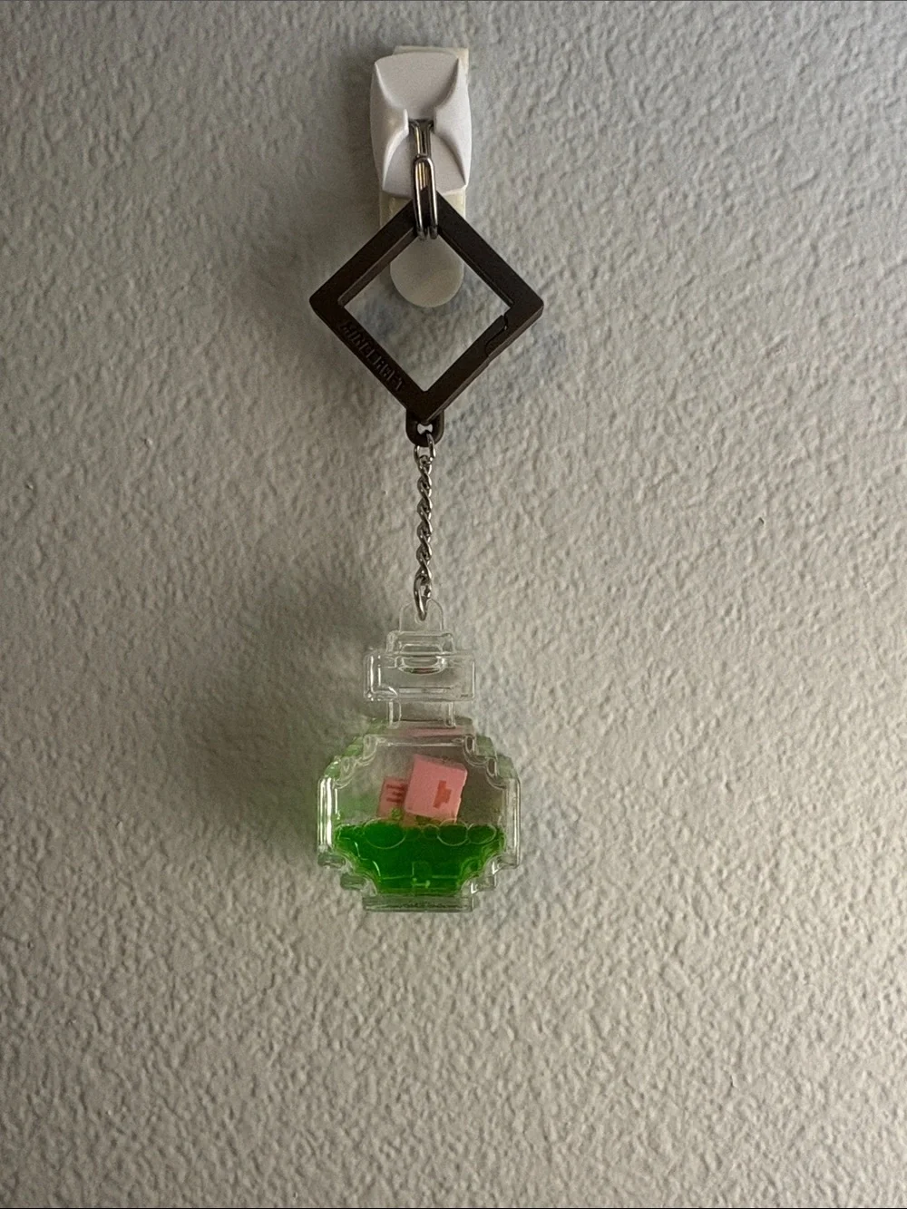 Minecraft Keychain Pig Keychain